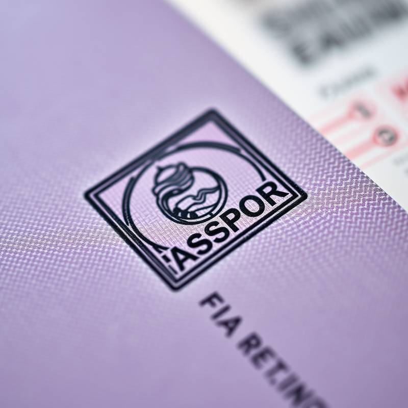 A passport with a visa stamp, symbolizing visa and travel documentation assistance.
