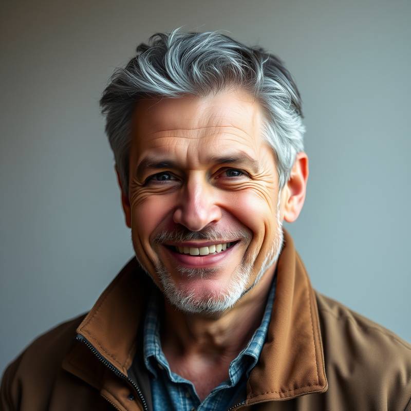 Portrait of Franklin Underwood, Head of Itinerary Design at Serene Escapes, a smiling man with gray hair in a casual jacket.
